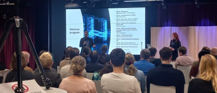 TCSC KICK OFF RSE AND SCIENCE IT SEMINAR NOKIA ARENA TAMPERE (1)